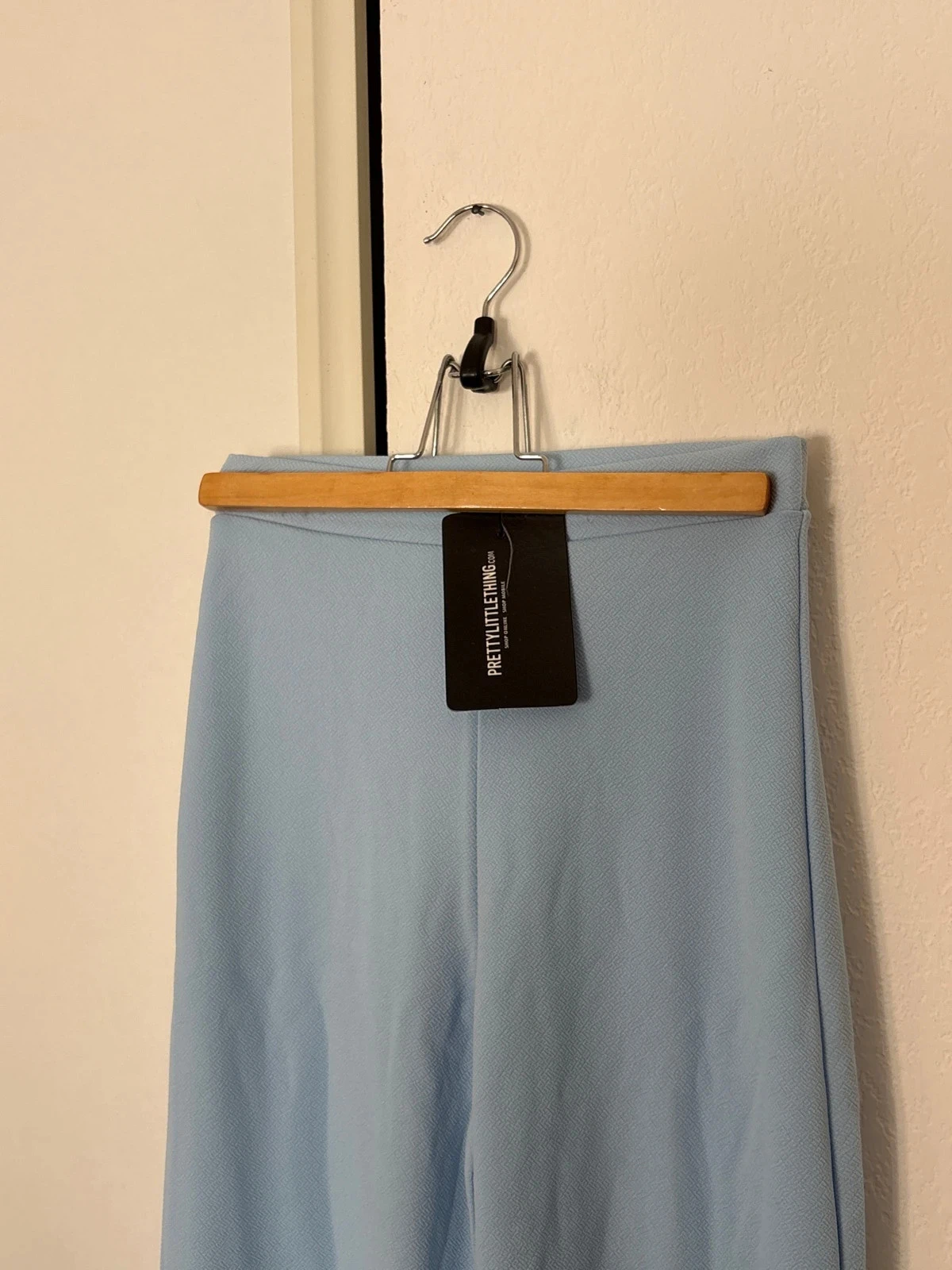 Luchtblauwe broek maat S – photo 2